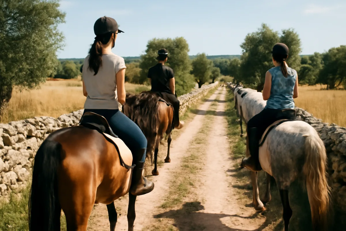Escursioni a cavallo nell'entroterra salentino: emozioni uniche che puoi prenotare direttamente in azienda