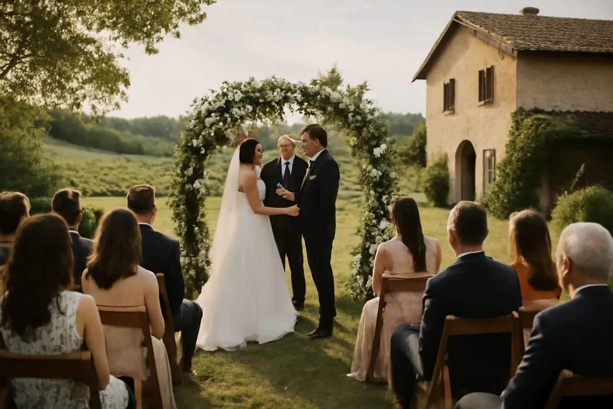 Si può festeggiare un matrimonio all’aperto in agriturismo? I vantaggi nascosti tra natura e privacy