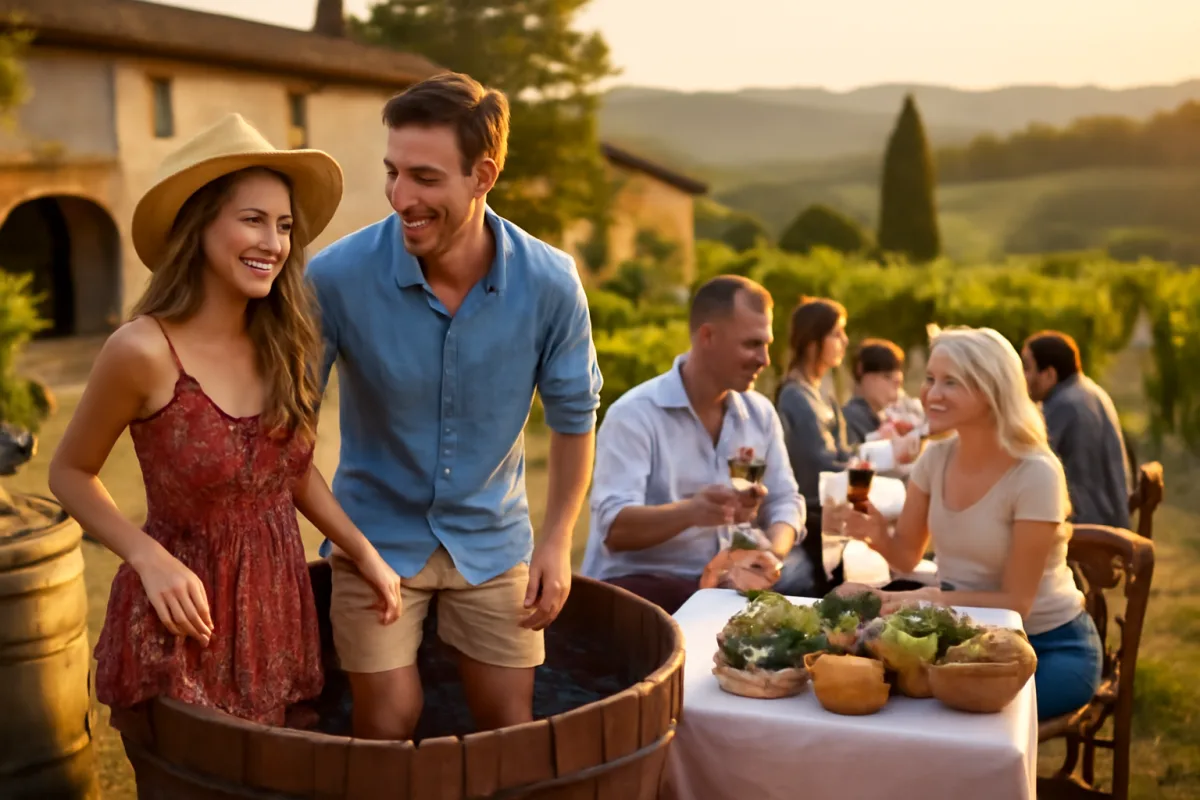 Feste della vendemmia in agriturismo: cosa aspettarsi e perché conviene prenotare in anticipo