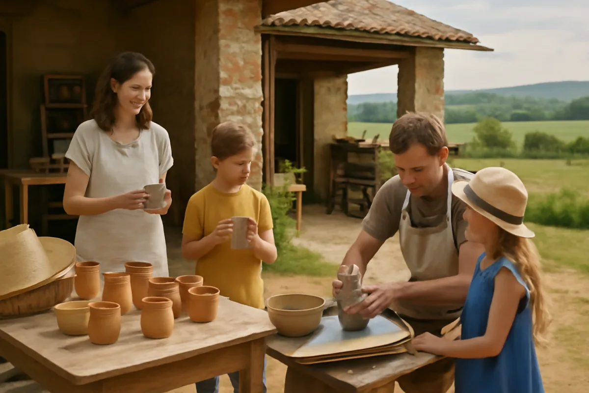 Come funziona un laboratorio di ceramica artigianale in agriturismo? Ricordi unici da creare e portare via