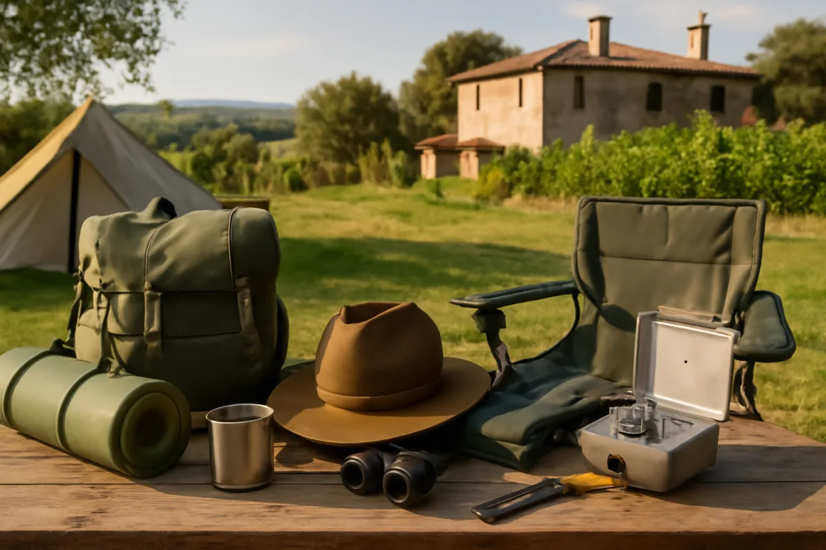 I migliori accessori per il campeggio in agriturismo